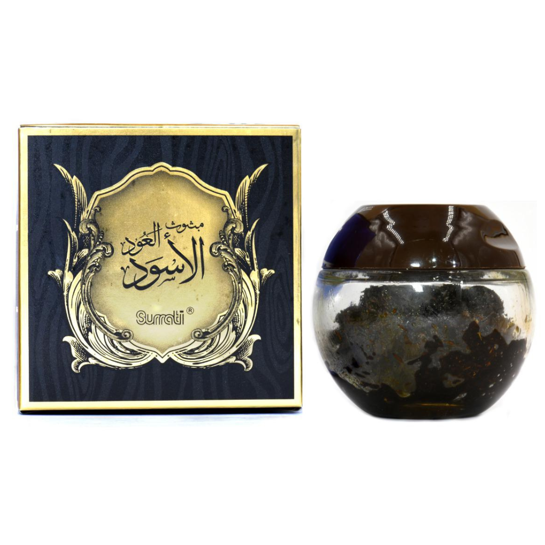 Bakhoor Mabsoos Oud aswad 70 Gms