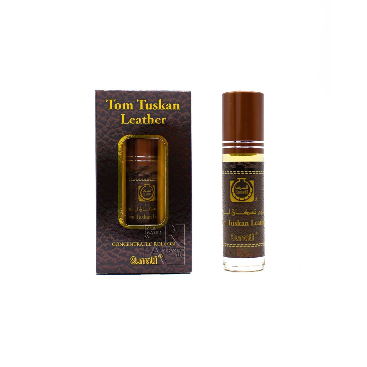 Tom Tuskan Leather 6 Ml Roll On Attar Citrus Mens